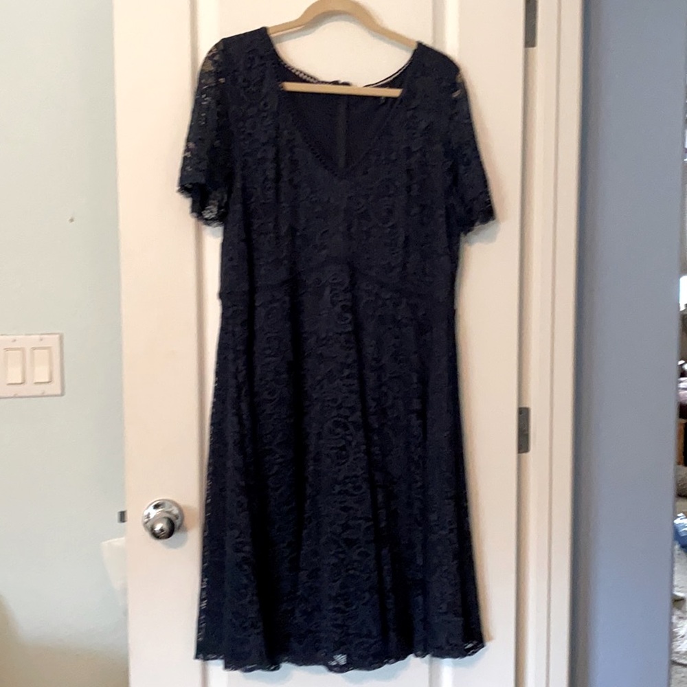 Torrid navy blue a-line dress Size 20